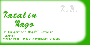 katalin mago business card